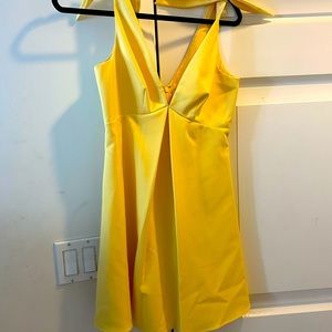 Yellow Cocktail Dress